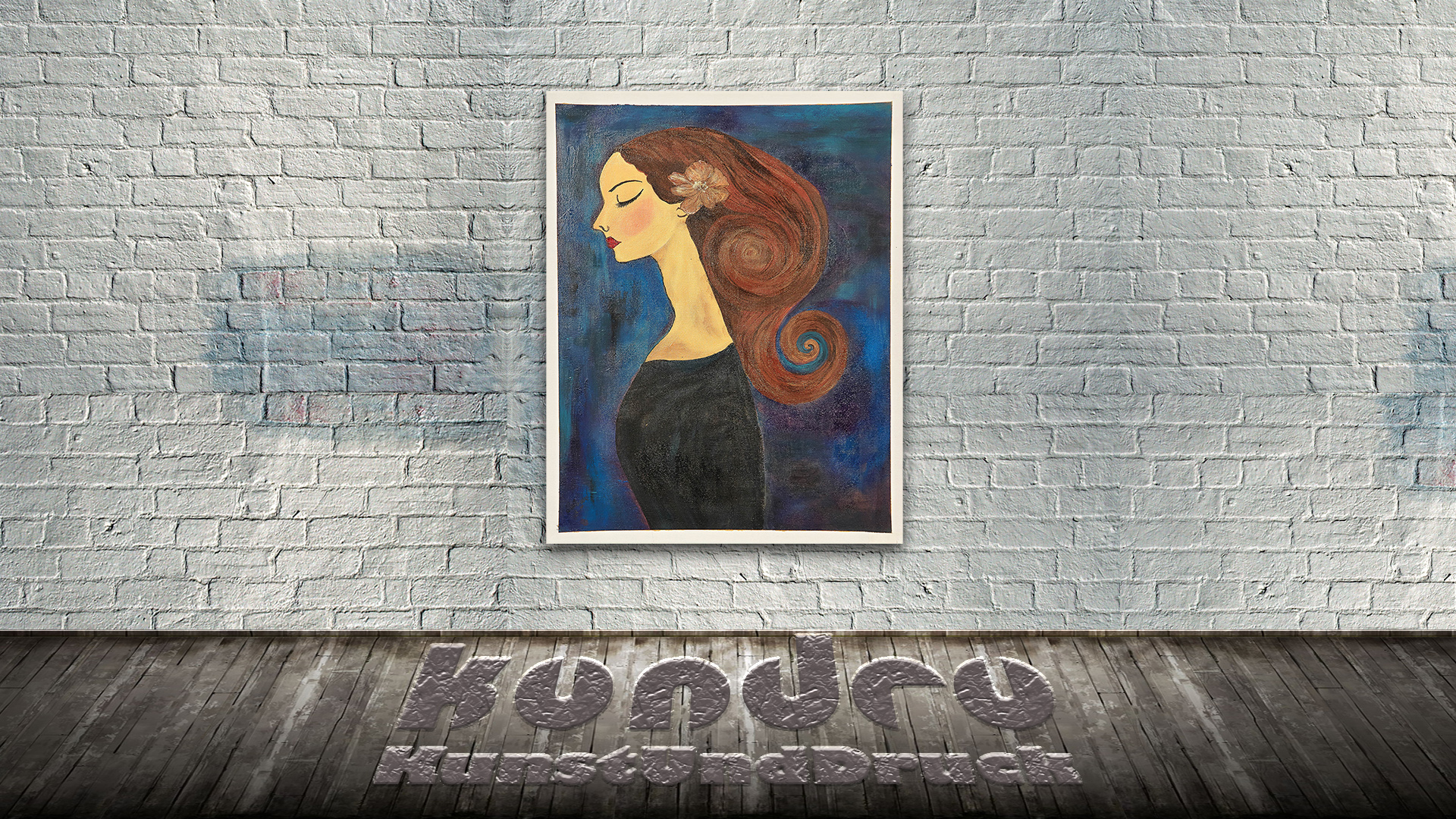 Ahnengalerie in Blau #1